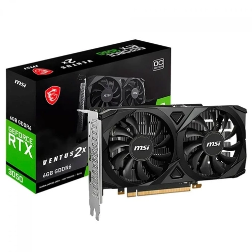 Placa de Vídeo 6GB Rtx3050 MSI Ventus OC 2X - 912-v812-060