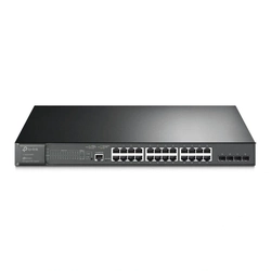 Switch Gerenciavel Tp-link Gigabit L2+ de 28 Portas Com 24 Portas Poe+ Jetstream - Tl-sg3428mp