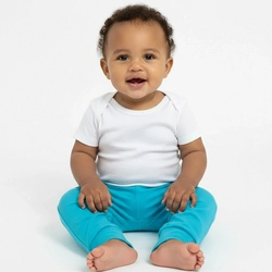 Mijão 100% Algodão Bebê Taita Unissex - Azul Neon