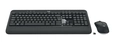 Kit Teclado e Mouse Logitech MK540, Advanced, Multimídia, Tecnologia Unifying, ABNT2, Cinza, Sem Fio - 920-008674