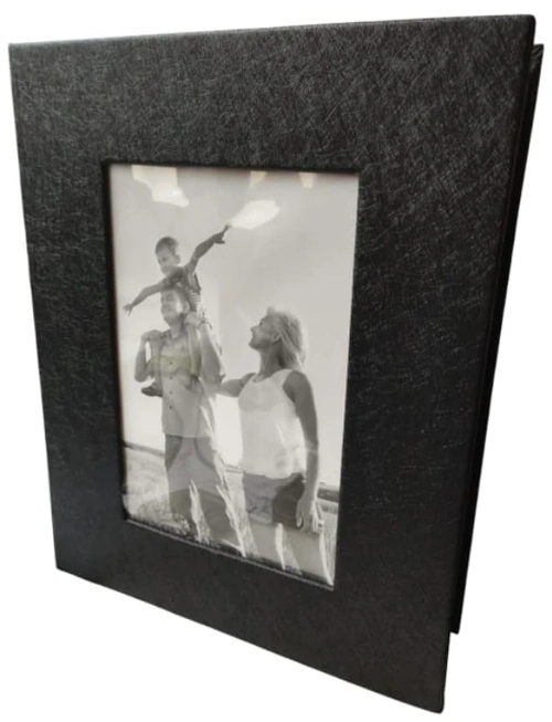 Álbum 10X15 P/200F. folhas pretas transparente