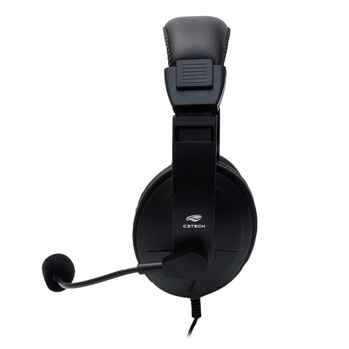 Headset C3tech Voicer Comfort  USB 2.0 Preto AltofFalante 40mm - Ph-320bk