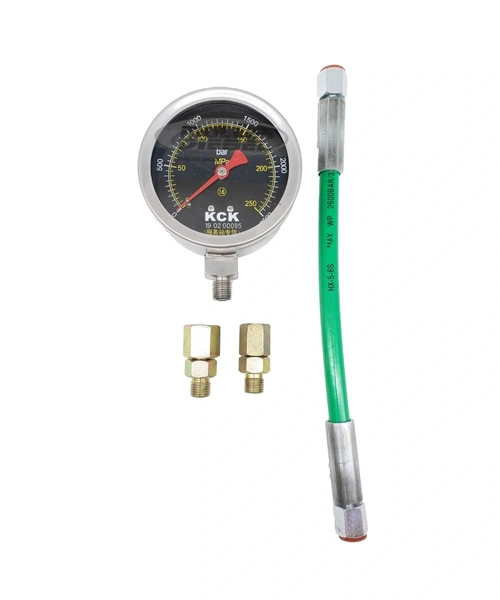 MANOMETRO COM MANGUEIRA DE ALTA PRESSAO PARA SISTEMAS COMMON RAIL ATÉ 2.500 BAR DT01-0165 D-TRON