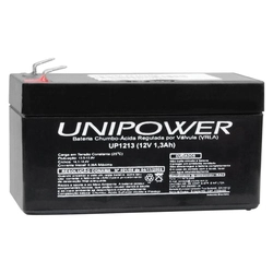 Bateria Unipower Up1213 12v 1.3ah F187 Nao Automotiva