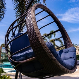 Balanço em Fibra Sintética e Alumínio 110 cm (sem base) Guarujá