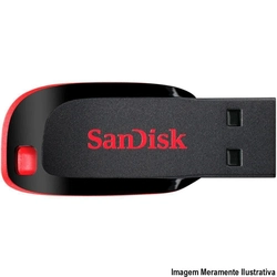 Pen Drive, Sandisk, Cruzer Blade, Sdcz50 32gb, Pto - Sdcz50-032g-B35