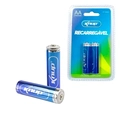 Blister 2 Pilhas Recarregável Aa 1.2v 2700mah Kp2800aa Knup