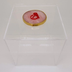 Caixa Seringas da semana Quartzo  - Logo alto relevo inicial ou desenho