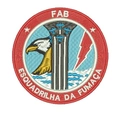 Bordado Termocolante FAB Esquadrilha da Fumaça (Vermelho)