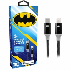 Cabo Usb-c 5+ Para Lightning 1,5m - Batman