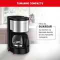 Cafeteira Elétrica Arno Perfectta Inox 600ml Jarra De Vidro 220v