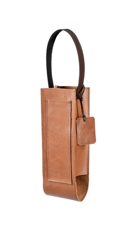Bolsa Porta Garrafa Marron - 1 Garrafa