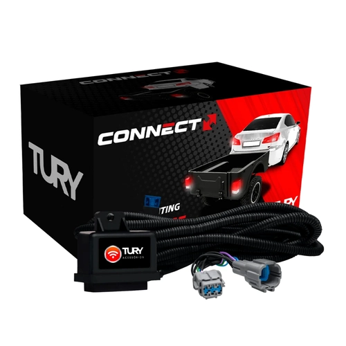 Módulo De Iluminação De Engate Carretinha Tury Connect Ip 5.1 s Fiat Toro á Partir 2016