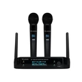 Microfone Sem Fio de Mao Duplo Ls-962 Digital Preto Leson
