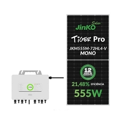 Gerador Solar Micro Saj 3,33 Kwp Mon. 220v Fibromadeira (4,5k/555w)