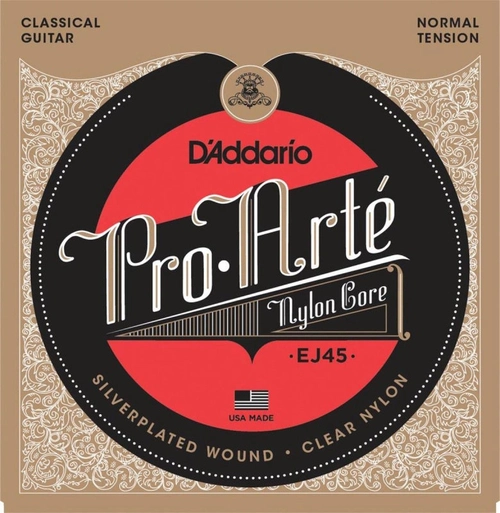 Encordoamento de Nylon para Violão Ej45 Pro-arté Normal Tension