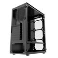 Gabinete Gamer Bluecase Mid Tower Lateral em Vidro - BG031GCASE