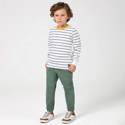 Calça Moletom Felpado Bolso Zíper e Recorte Onda Marinha - Masculina