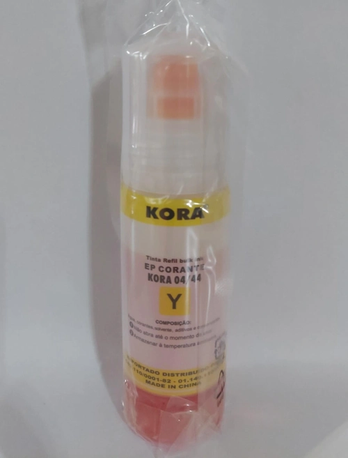 Tinta Corante Epson T504 544 Amarelo 70ml L3110 3115 4150 4160 6161 6171 6191 Kora 10000123 - Kora