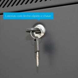 Rack Fechado 19 Evus Ev-df6844 44u x 600 x 800mm Para Piso Preto