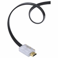 Cabo Hdmi 2.0 4k Ultra Hd 3d Conexão Ethernet Flat Com Conector Desmontável 5 Metros - H20fl-5