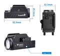 Lanterna Tática Trustfire GM 23 para Pistola - 800 lumens
