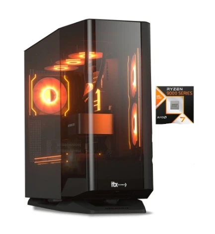 PC Gamer ITX By Nvidia, Ryzen 7 9800X3D, X670E Aorus Xtreme, 32GB Ram RGB, M.2 1TB, Gabinete FV270
