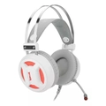 Fone de ouvido Headset Gamer Minos 7.1 Surround H210W Usb Branco - Redragon