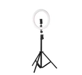 Iluminador Ring Light Com Tripé 12 26cm Iluminação Prof Led Selfie - styllus