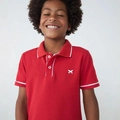 Camisa Polo Manga Curta Com Bordado Hering Masculino - Vermelho