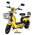 Mini Bike Eletrica Wehawk Basket Hw500 500w Bat 48v 12ah Yellow