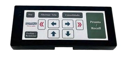 Teclado Postech Programável Kds Touch Screen Pos9100-bk