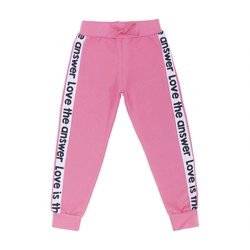 Calça Moletom Flanelada com Punho Love Is The Answer Taita - Feminina