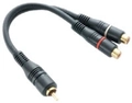 Cabo De Audio y 1 Rca Macho + 2 Rca Femea Gold 5 Mm (granel)