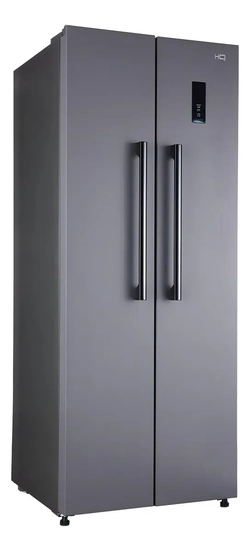 Geladeira Refrigerador HQ Frost Free Side By Side 460 Litros Cinza HQ-460SBSFF