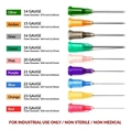 Kit 10 Agulhas Aplicadoras De Cola 21gauge Purple