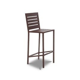 Banqueta Alta em Alumínio Ripado Rio de Janeiro