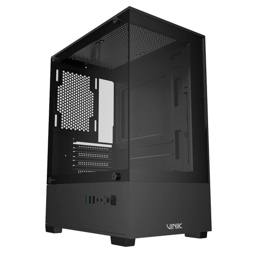 Gabinete Gamer Vinik G-Shield Vidro Temperado - Gggsbkv2