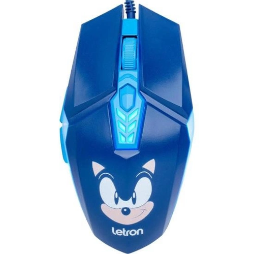 Mouse Gamer Letron Sonic 3600dpi Rbg Azul