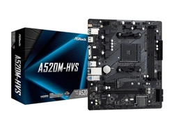 Placa Mãe Asrock A520M-HVS AM4 2xDDR4 HDMI VGA M.2 USB 3.2