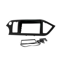 Moldura Fiamon 2 Din Kia Picanto Preta