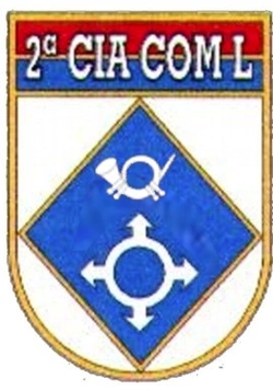 Distintivo de Bolso 2ª CIA COM L (Pirulito - Feminino)