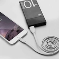 Cabo Lightning ELG, 1.25m, Flat Para Iphone, Recarga e Sincronização, Branco - S810
