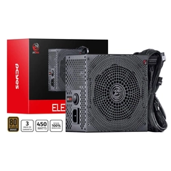 Fonte 450W Gamer Pcyes Electro V2 80 Plus Bronze - Elecv2pto450w