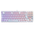 Teclado Gamer Mêcanico Redragon Kumara Switch Azul RGB Branco - K552W-RGB PT-Blue