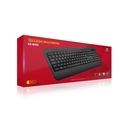 Teclado Multimidia, USB, KB-M100BK, Preto, C3Tech