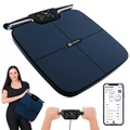 Balança Bioimpedância 55 Análises Corporais Digital e com Bluetooth V1