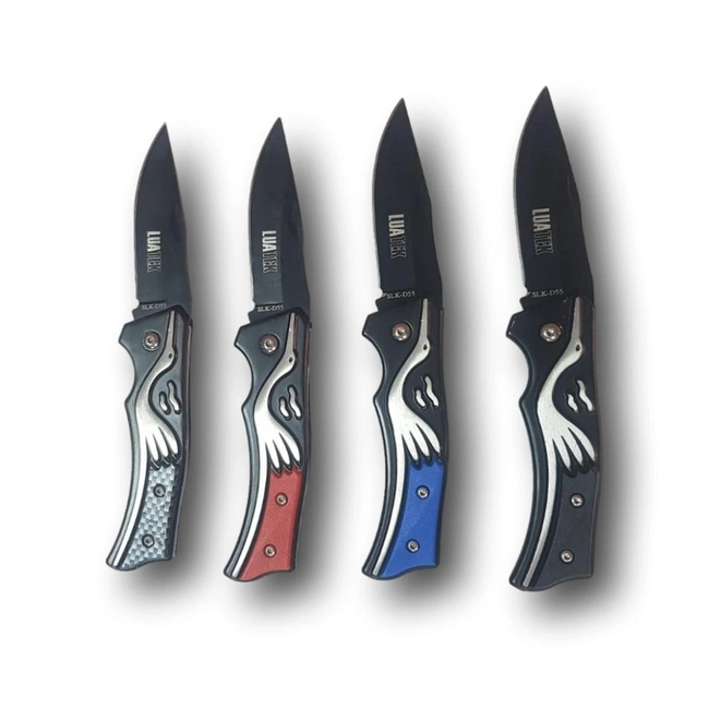 Canivete Tático Pequeno Lua Tek - Cores Variadas (D55)