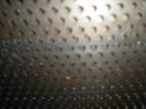 CHAPA PERFURADA PENEIRA 1.50x0.60 Vaza Café em coco ou terra