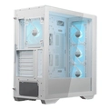 Gabinete Gamer Cougar Uniface RGB, Mid Tower, Vidro Temperado, E-ATX, 4x Fans, Branco - 385C780.0002